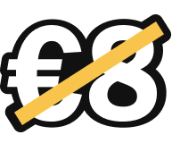 normally €8