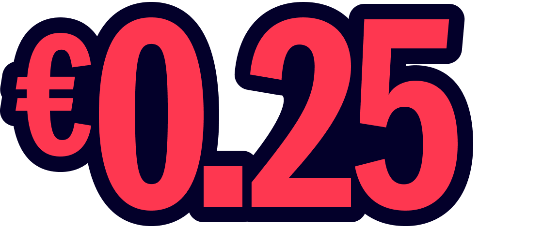 €0.25