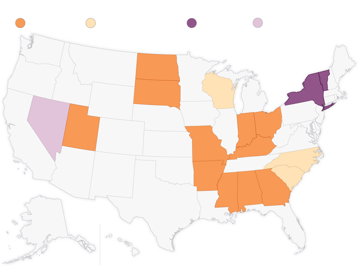 Which states are blocking abortion — and which are enacting protections