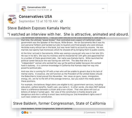 How Sexist Racist Attacks On Kamala Harris Have Spread Online The Washington Post